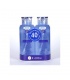 Klorane agua desmaquillante calmante aciano 400 ml + 400 ml