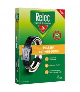 Relec Pulsera Antimosquitos Negra Adulto