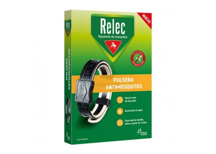 Relec Pulsera Antimosquitos Negra Adulto