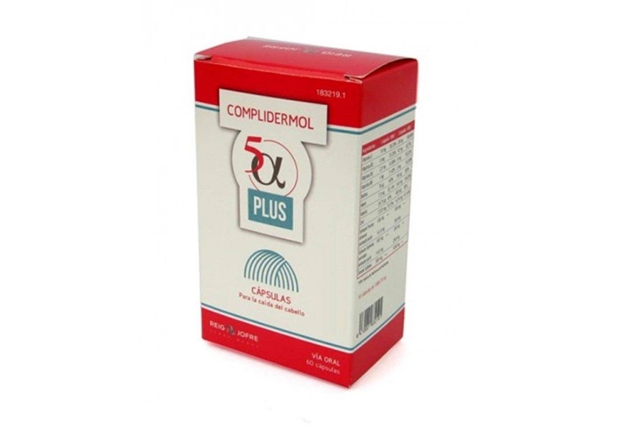 Complidermol 5 alfa plus 60 capsulas