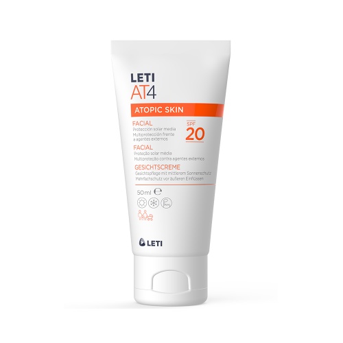 Leti at4 crema facial pieles atopicas o secas spf20, 50 ml