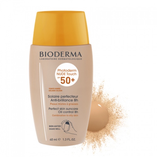 Bioderma photoderm nude touch spf50+ dorado 40 ml