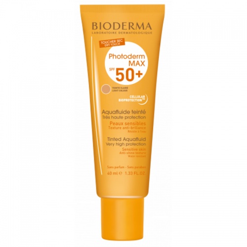 Bioderma photoderm max aquafluido light colour spf50+ 40 ml