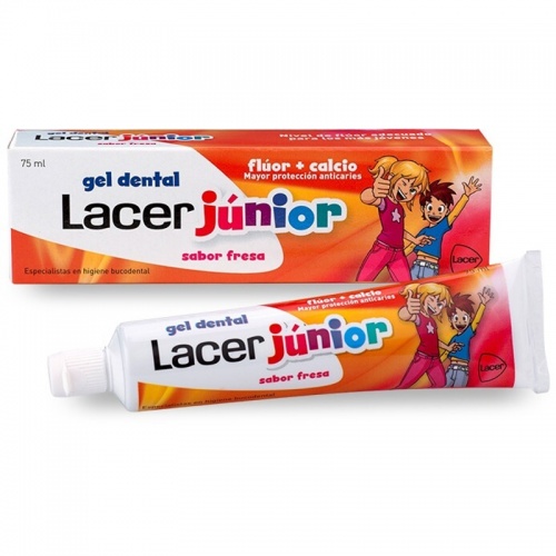 Lacer Junior Gel Dentífrico Fresa 75ml