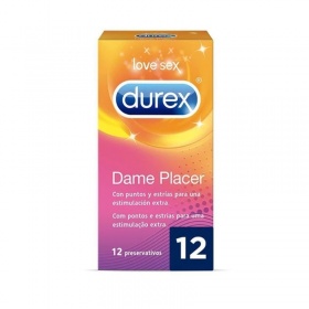 Durex Preservativos Dame Placer 12 Unidades