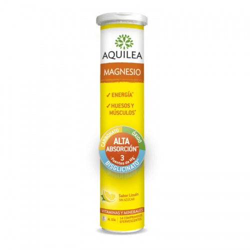 Magnesio efervescente aquilea 375 mg 14 comprimidos