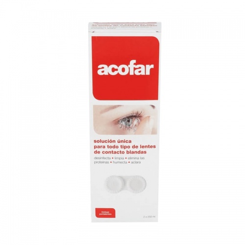 Acofar Solución Única Lentes de Contacto 2 X 250ml