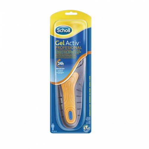 Scholl Plantillas Gel Activ Profesional Hombre Talla 40-46.5 1 Par