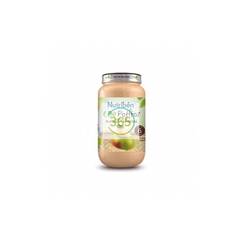 Nutriben Eco Seleccion Platano Y Manzana - (Potito Grandote 250 G)