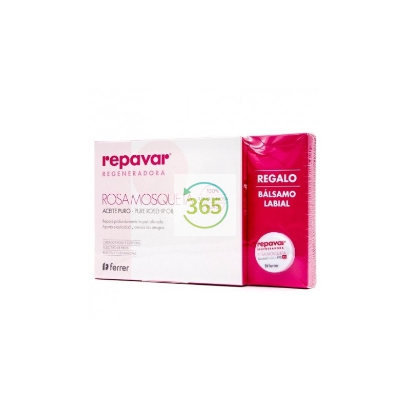 Repavar Crema Regeneradora Aceite Rosa Mosqueta + Regalo Bálsamo Labial