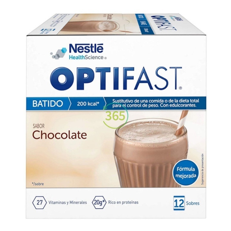 Nestle Optifast Batido Sabor Chocolate 12 Sobres