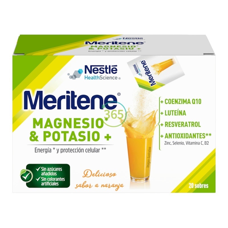 Meritene Magnesio + Potasio 20 Sobres