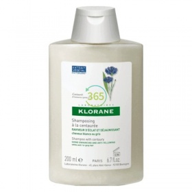 Klorane champu efectos plateados al extracto de centaurea 200 ml