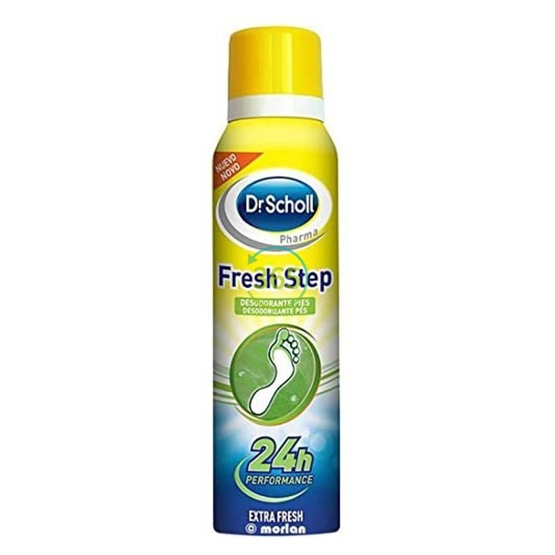 Dr. scholl extra fresh step desodorante para pies spray 150 ml