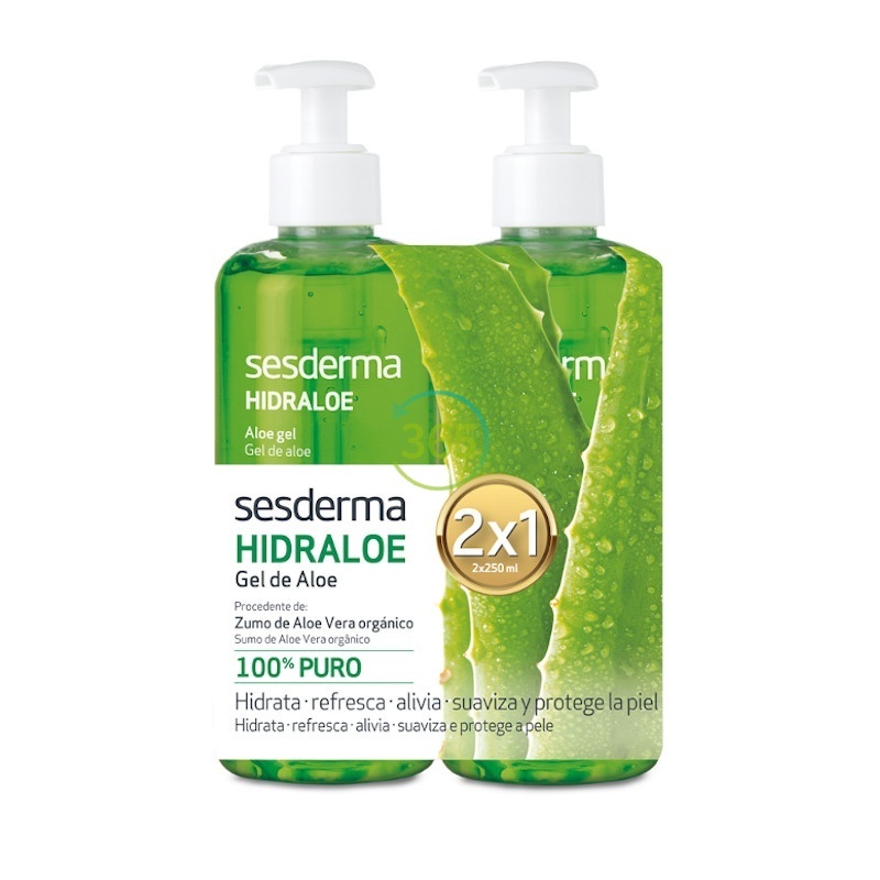 Sesderma Hidraloe Gel Aloe Duplo 2x250ml