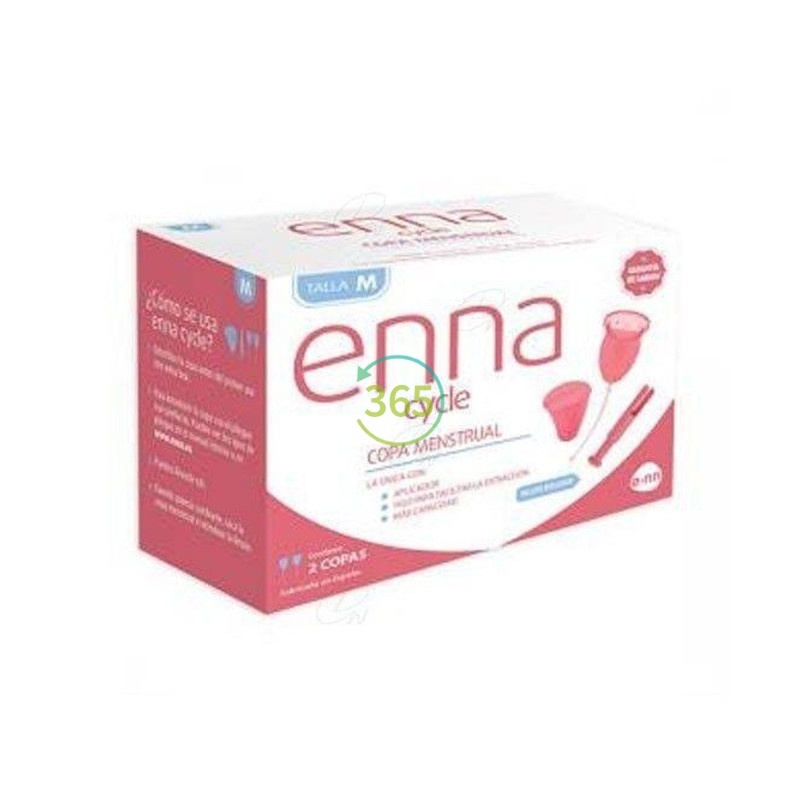 Enna Cycle Copa Menstrual Talla M 2Uds con Aplicador