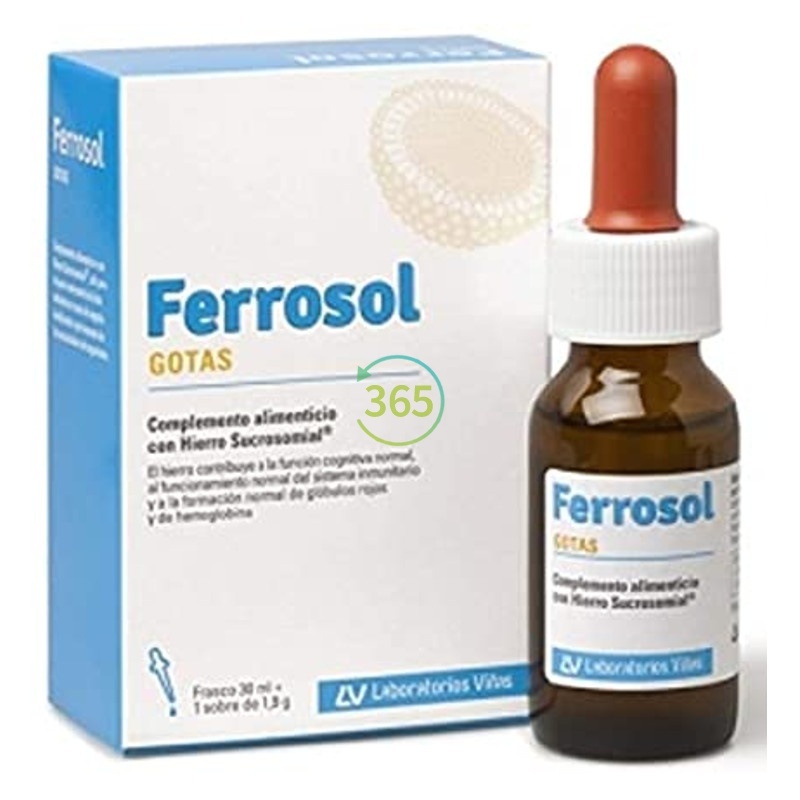 Ferrosol Gotas Frasco 30ml + Sobre 1,9gr