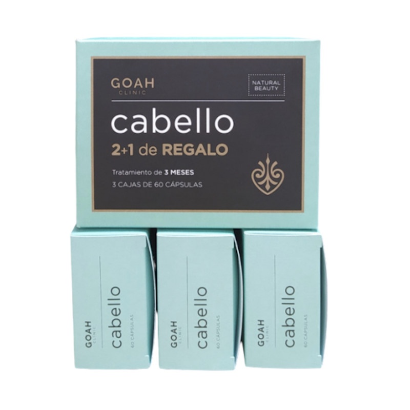 Goah Clinic Cabello Pack 3 Meses (3x60 Cápsulas)