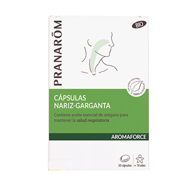 Pranarom Aromaforce Cápsulas Nariz-Garganta 30 Cápsulas