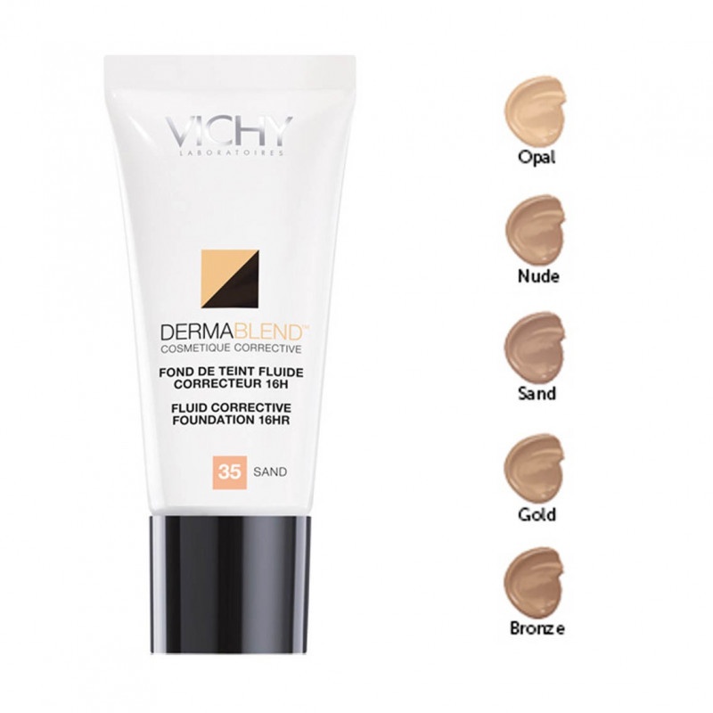 Vichy Dermablend Fondo de Maquillaje Fluido Corrector SPF35 Nude 25 30ml