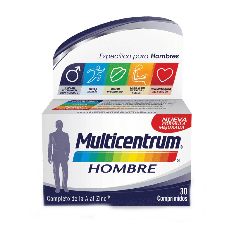 Multicentrum hombre 30 comprimidos