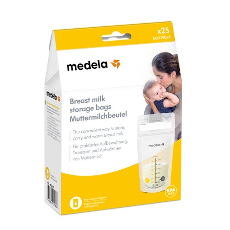 Medela Bolsas Almacenamiento Leche Materna 25uds 180ml