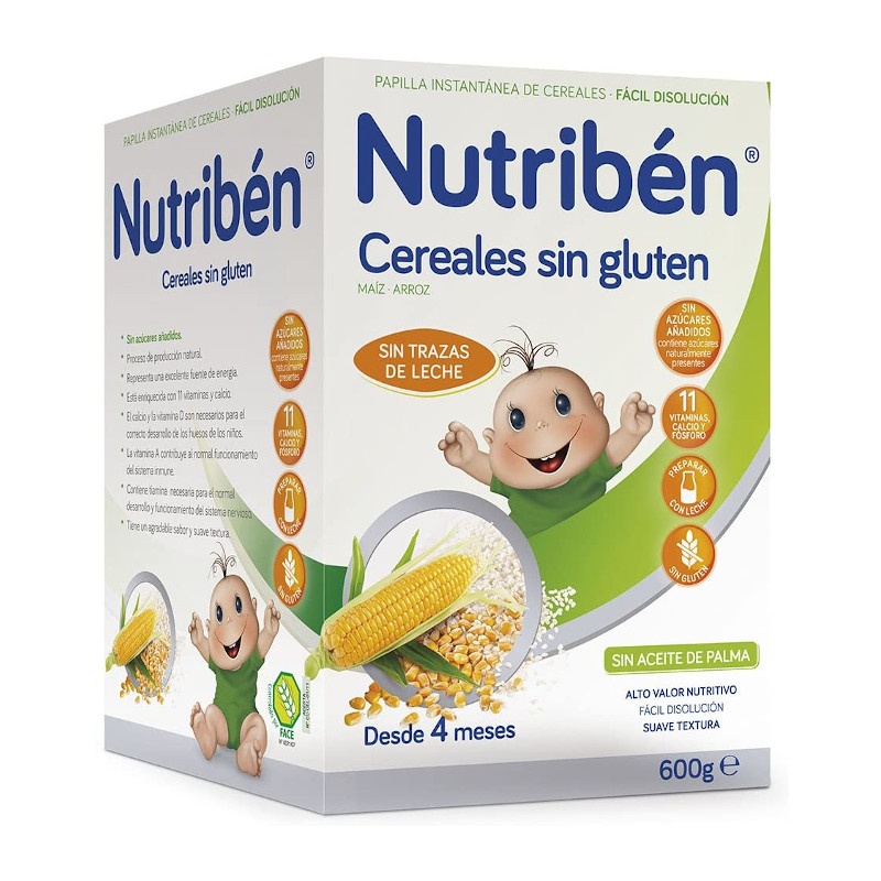 Nutribén Cereales Sin Gluten 600gr