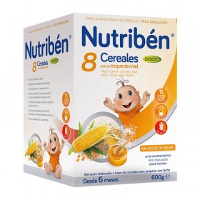 Nutribén 8 Cereales con Miel Digest 600gr