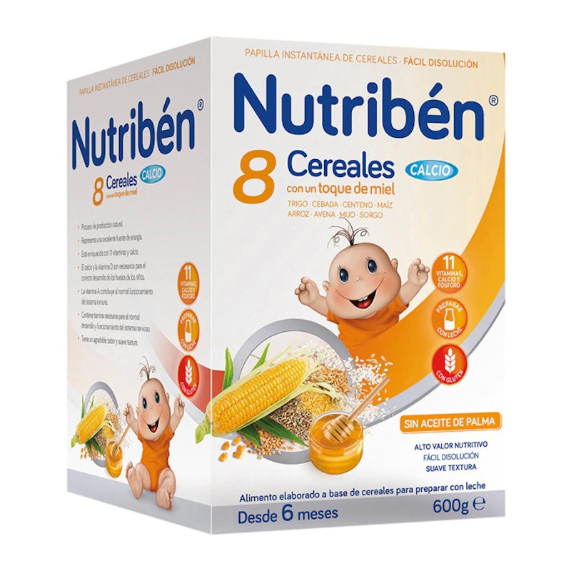 Nutribén 8 Cereales con Miel Calcio 600gr