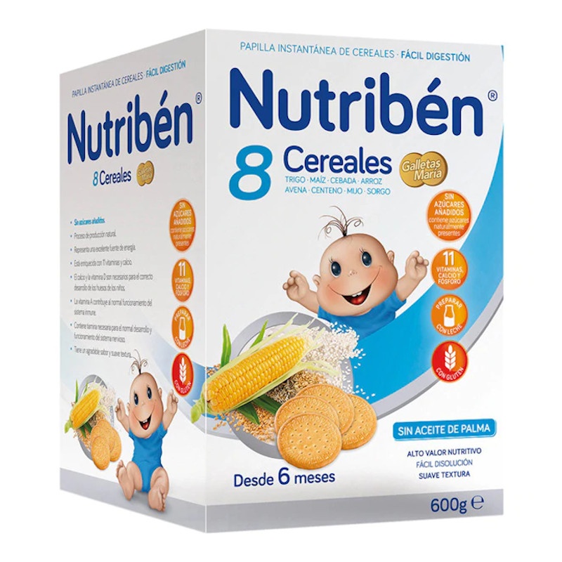 Nutribén 8 Cereales Galleta María 600gr