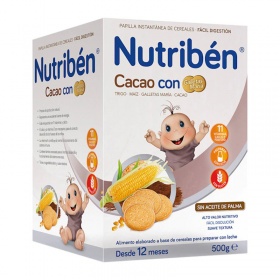 Nutribén Cereales con Cacao y Galleta María 500gr