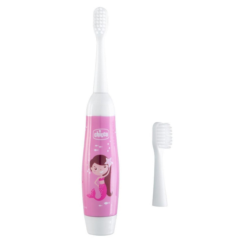 Chicco Cepillo de Dientes Eléctrico Infantil Rosa