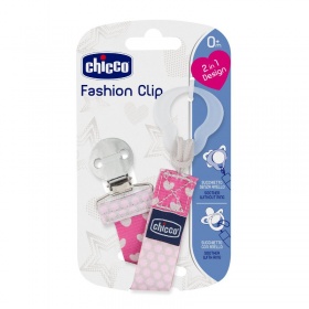 Chicco Clips Protege Chupetes Fashion Rosa