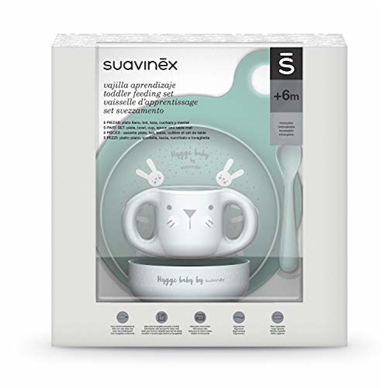 Suavinex Vajilla Aprendizaje +6Meses Verde