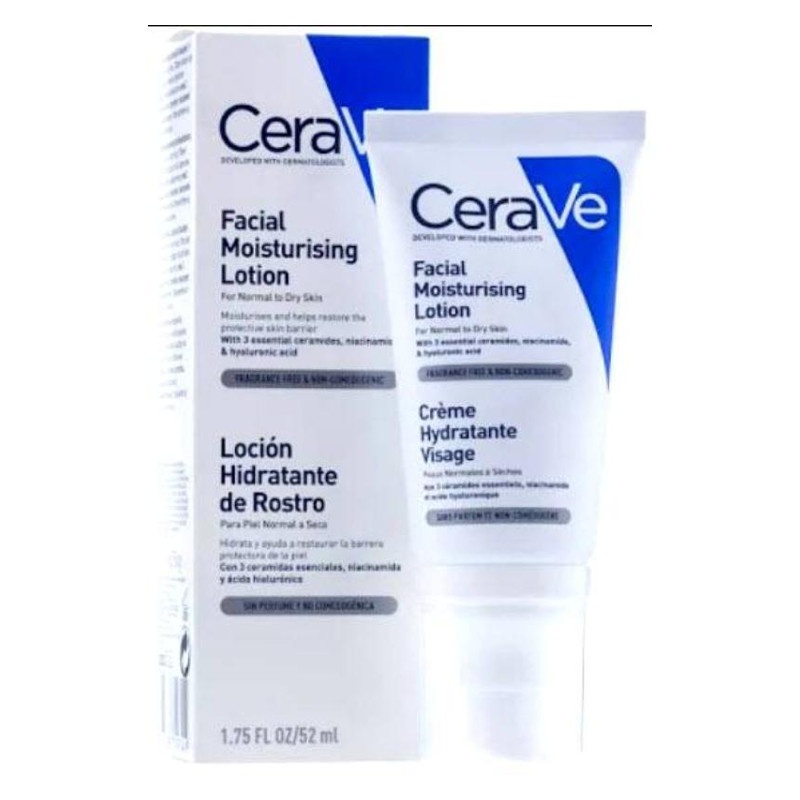 Cerave locion hidratante de rostro 50 ml