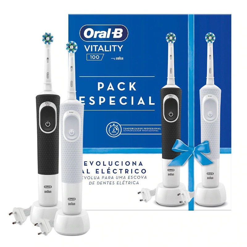 Oral-B Cepillo Eléctrico Vitality 100 Pack 2uds