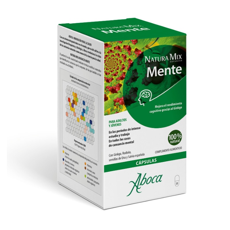 Aboca Natura Mix Advanced Mente 50 Cápsulas