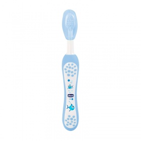 Chicco Cepillo Dientes Cerdas Suaves +6Meses Azul