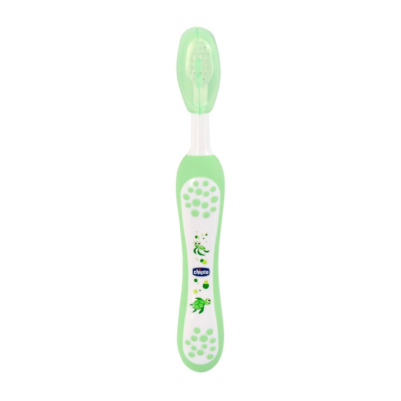 Chicco Cepillo Dientes Cerdas Suaves +6Meses Verde