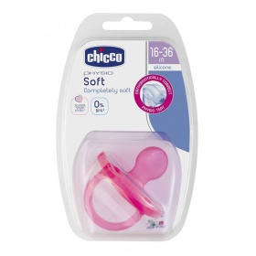 Chicco Chupete Chupete Silicona Physio Soft 16-36m Rosa