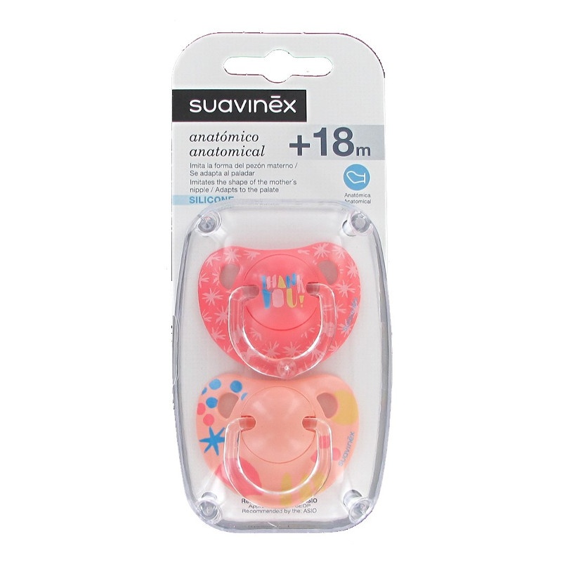 Suavinex Chupete Tetina Anatomica Silicona +18m