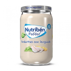 Nutribén Potitos Verduritas con Lenguado 235gr