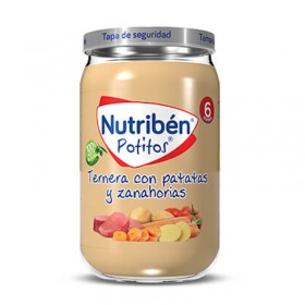 Nutribén Potitos Ternera con Patatas y Zanahorias 235gr