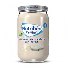 Nutribén Potitos Suprema de Merluza con Arroz 235gr