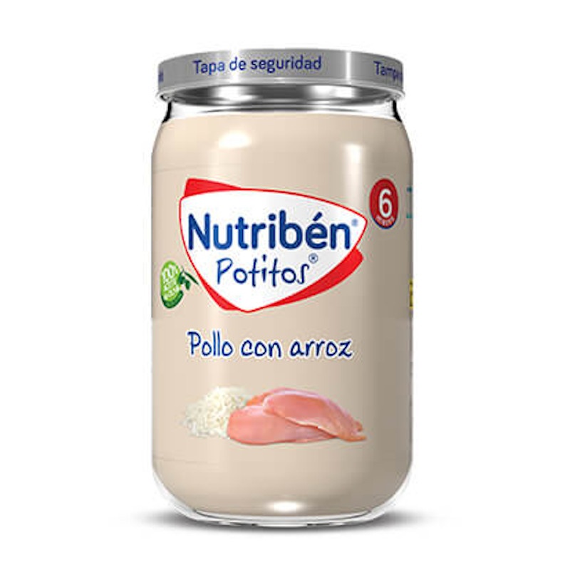 Nutribén Potitos Pollo con Arroz 235gr