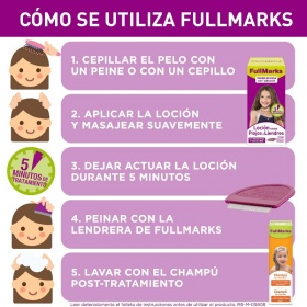 FullMarks Kit Tratamiento Antipiojos y Liendres Loción+Champú