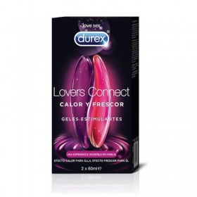 Durex Lovers Connect Calor y Frescura Gel 2x60ml