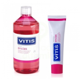 Vitis Pack Encías Pasta Dentífrica 100ml + Colutorio 500ml