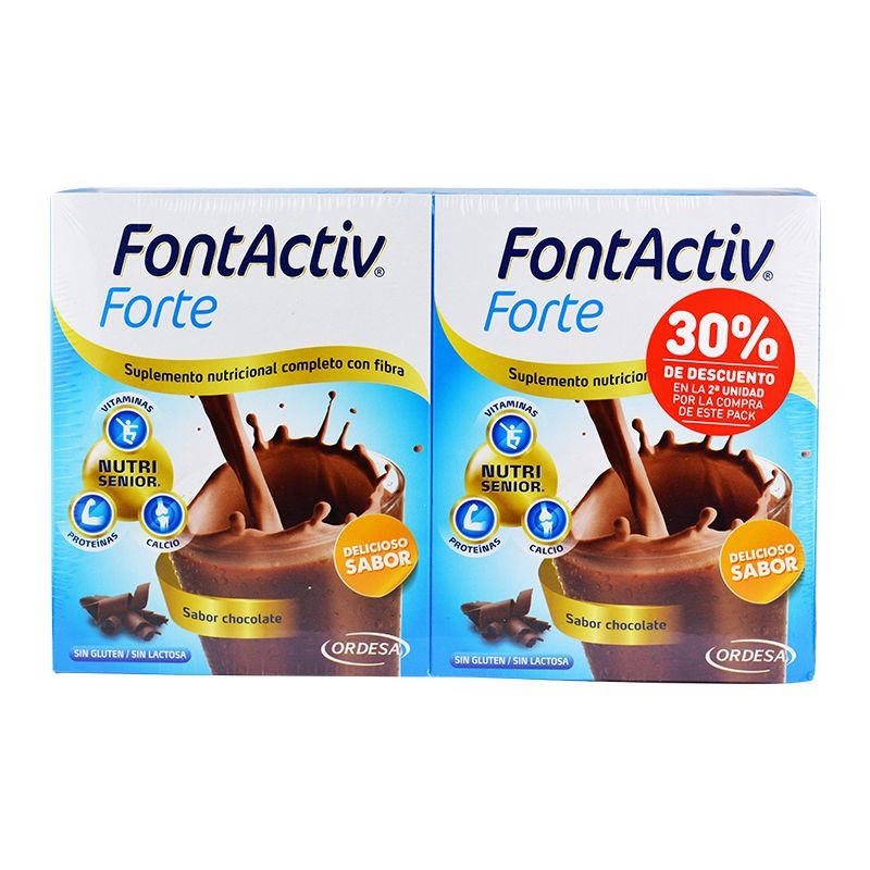 FontActiv Forte Sabor Chocolate Duplo 2x14 Sobres