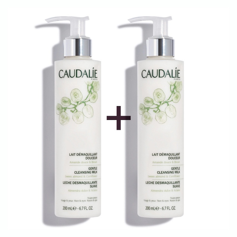 Caudalie Duplo Leche Desmaquillante Suave 2x200ml